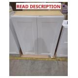 30" x 13" x 36" White Wall Cabinet