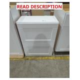 30" x 13" x 23.5" White Wall Cabinet