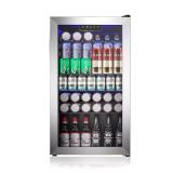 18 in. Beverage & Wine Cooler, Silver
