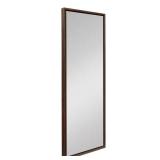 Walnut Brown Full-Length Mirror (48x16)