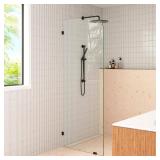 30" W x 78" H Frameless Shower Door