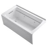 Archer 5 ft Left-Drain Whirlpool Bathtub