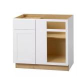 Avondale Shaker Cabinet, 36" Corner White