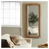 BROKEN GLASS Grayson Lane 24x54 Beaded Wall Mirro