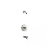 Pitch 1-Handle Tub & Shower Trim, BN