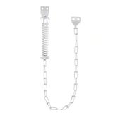 Steel Screen & Storm Door Chain Stop, White