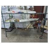 Rack Lot Home Improvement Items, Rack Not Include