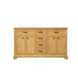 Timeless Home 60" Vanity in Natural Wood