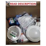 Box lot full of electrical items