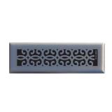 Classic Scroll 2x10 Steel Floor Register Ni