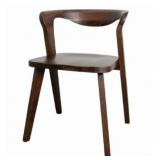 Rich Walnut Dining Chairs 2pk