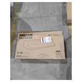 White Nutone range hood,