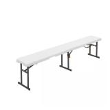 6 ft. Steel Frame Folding Bench