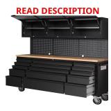 Stainless Steel Mobile Workbench 15-Drawer - Dama