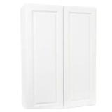 Hampton Satin White Wall Cabinet, 30x42x12