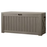 120 Gal Outdoor Storage Box, Mocha