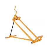 800 lbs Lawn Mower Lift, 45  Tilt, Yellow