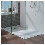 60 in. Alcove Shower Pan Base with Left Drain