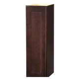 Shaker 9" W x 12" D x 30" H Cabinet Java