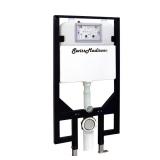 Concealed In-Wall Toilet Carrier 2x4 Black