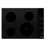 30 in. Electric Ceramic Cooktop, 4 Elements
