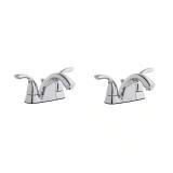Builders 4 in. Centerset 2-Handle Faucet