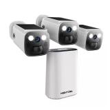 8-Channel 2K Hub Recorder with Solar Cameras