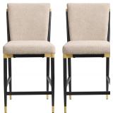 Counter Stools 2: Armless Iron, Gold