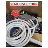 Box Lot: Electrical Items, Gloves, Tape, Etc