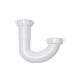 1-1/4 in. White Plastic Sink Drain P-Trap