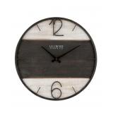La Crosse Clock 16" Ironwood Wall Clock - Tan