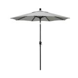 7.5 ft Black Aluminum Patio Umbrella