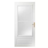 (2) 400 Series 32x80 White Storm Door