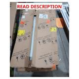 Set of kitchen cabinet doors light grey sizes
