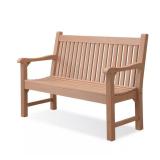 All-Weather Polystyrene Bench Teak