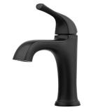 Ladera Matte Black Single-Handle Faucet