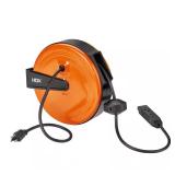 HDX 30 ft 16/3 Cord Reel with 3 Sockets
