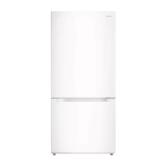 30 in. Bottom Freezer Refrigerator, White