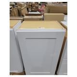 Single white cabinet
