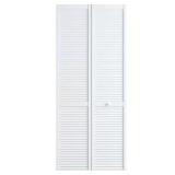(2) 36x80 in. Solid Core Pine Bi-fold Closet Door