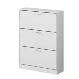 White Wooden Shoe Storage Cabinet (only 1 box)