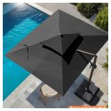 Cantilever Patio Umbrella 11x9 Black
