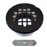 2 in. PVC Shower Drain with Grid Cover