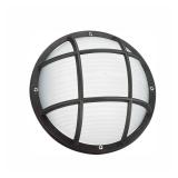Bayside Black 1-Light Outdoor Bulkhead LED