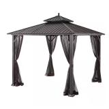 Holden 10x10 Outdoor Patio Black Gazebo