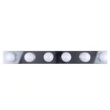 6-Light Indoor Chrome Vanity Wall Light