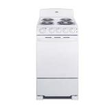 20 in. 2.3 cu. ft. Electric Range in White
