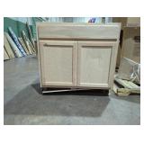 36" x 24" x 34.5" Sink Base Cabinet with Damage