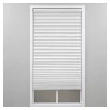 White Cordless Pleated Shades 37W x 64L