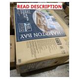 Box 2 only 5 piece woven and metal sectional